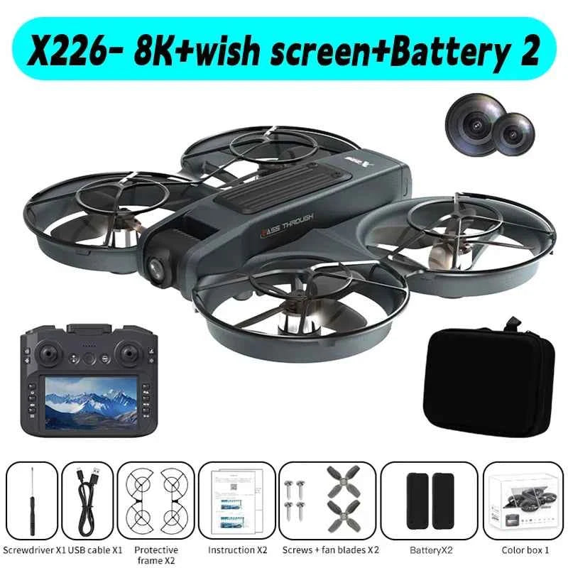 Foldable Drone 8K HD Camera WiFi FPV Quadcopter