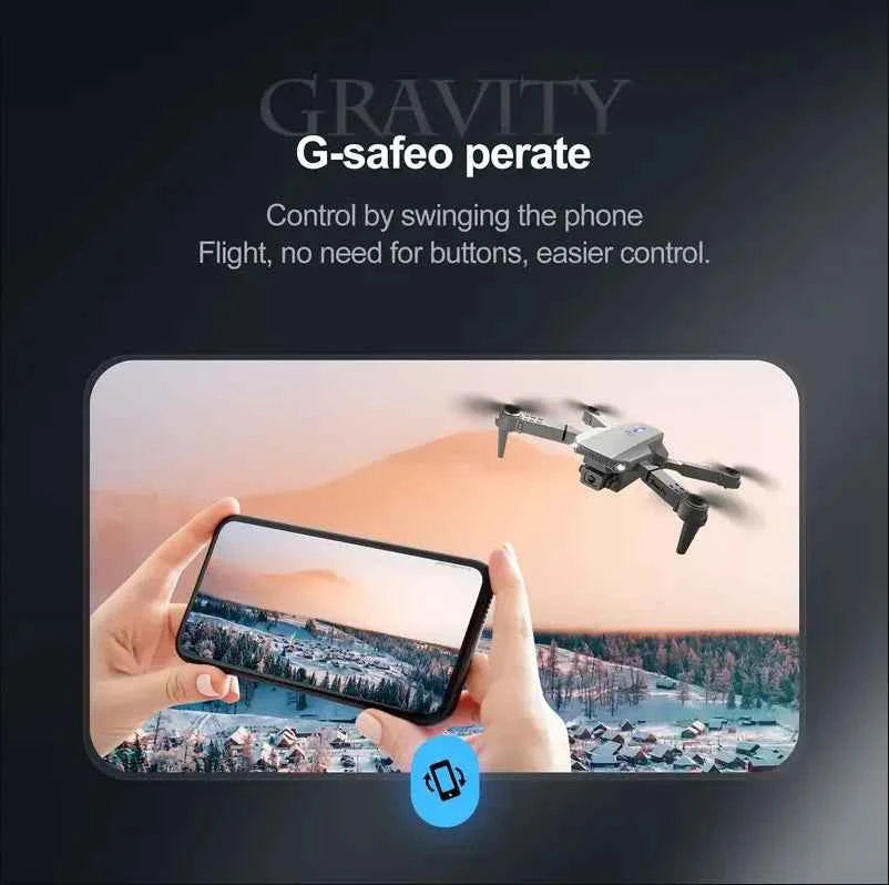 Screen Remote Control Drone with One-Key Takeoff & Return