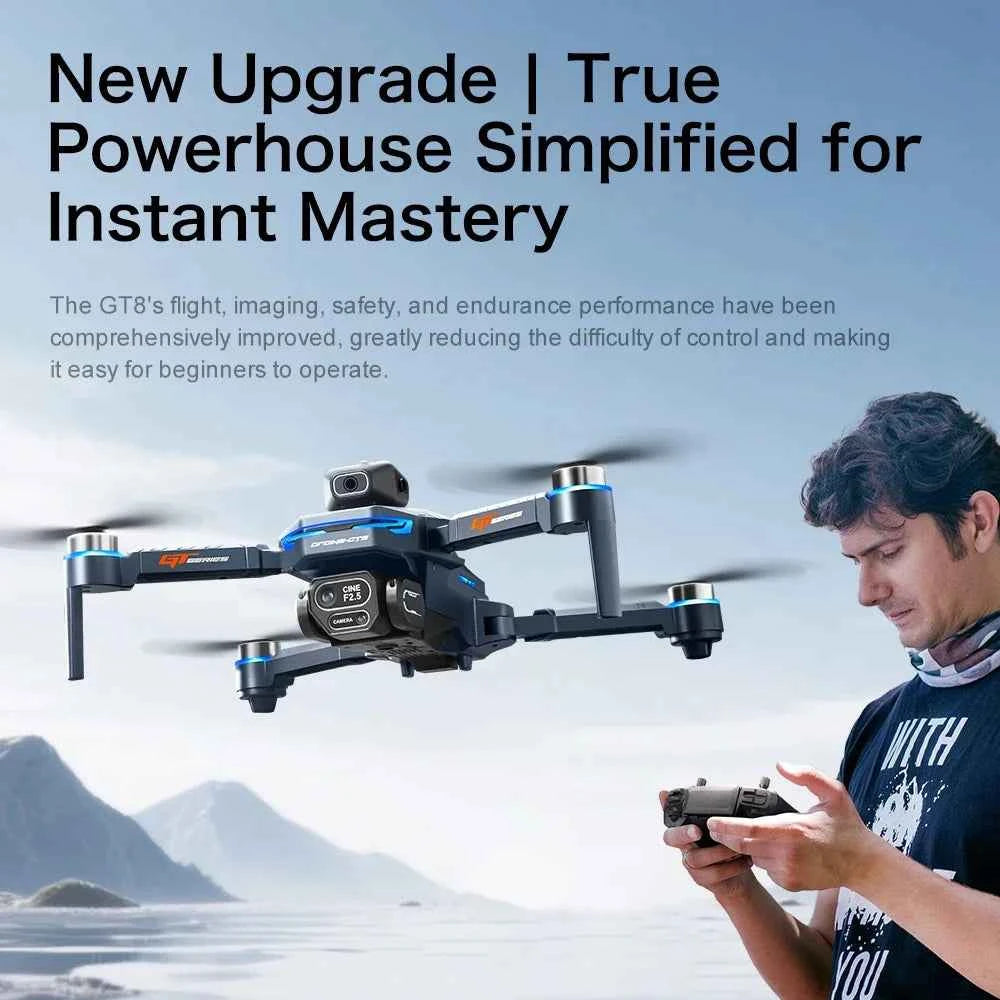 8K Dual Camera GPS Quadcopter with Brushless Motor