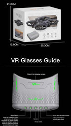 8K Professional Foldable Quadcopter with Screen & Brushless Motor