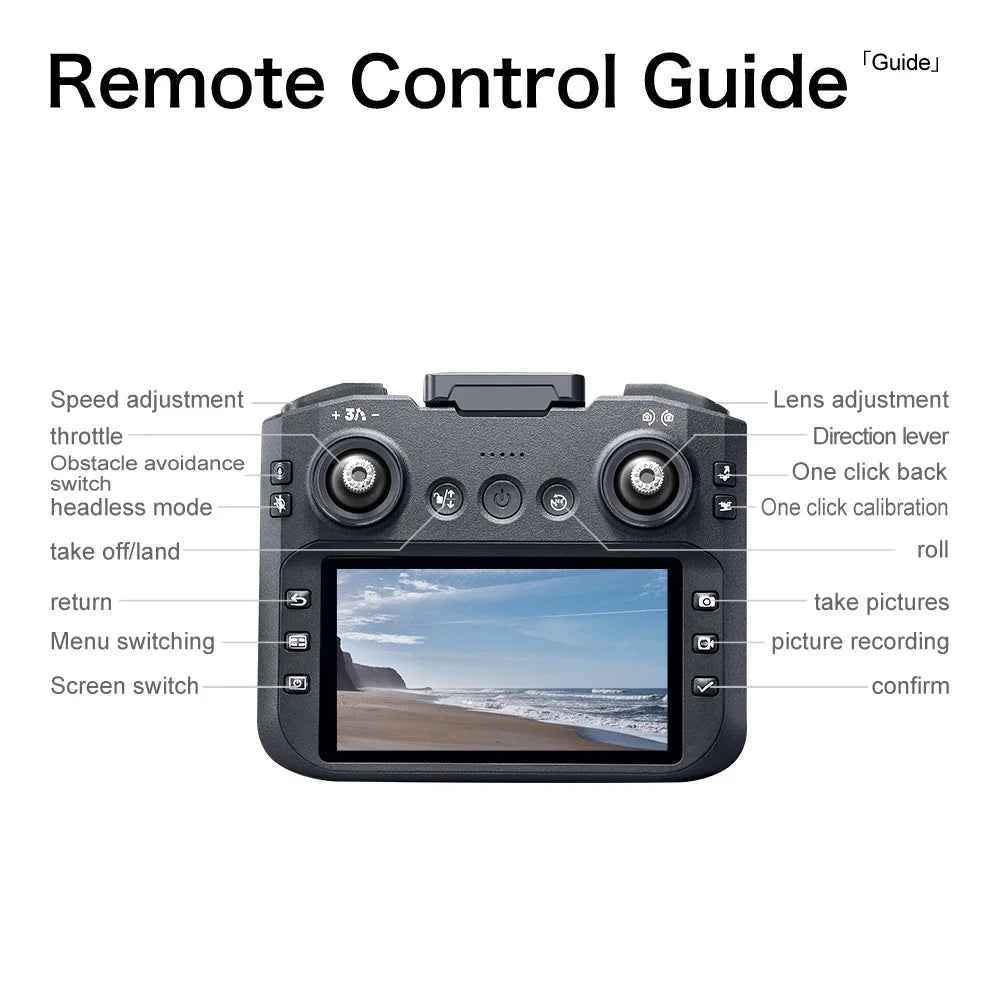 8K Dual Camera GPS Quadcopter with Brushless Motor