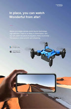 Foldable Pocket Drone with 360° HD Rotating Camera
