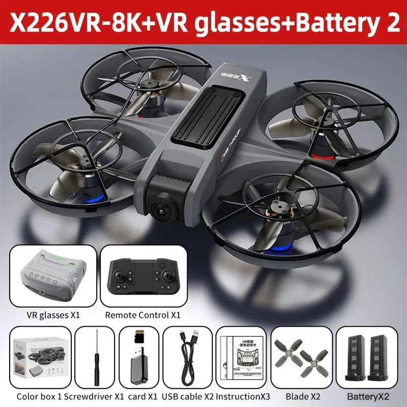 8K Professional Foldable Quadcopter with Screen & Brushless Motor