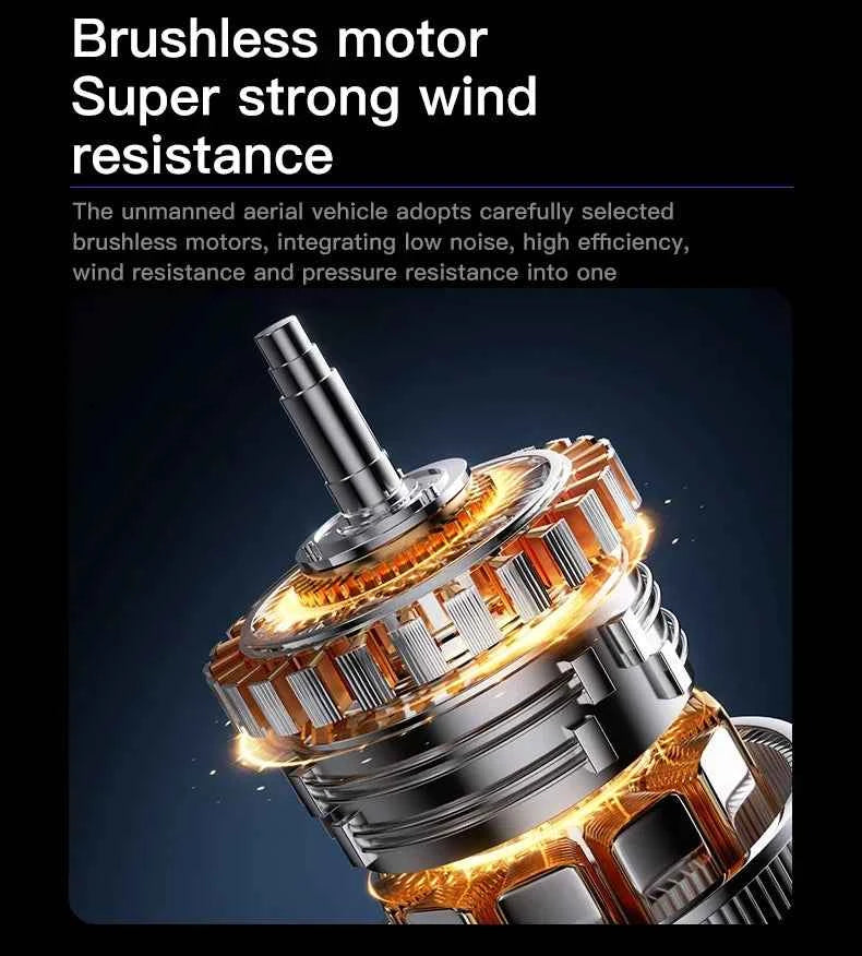 8K Professional Foldable Quadcopter with Screen & Brushless Motor