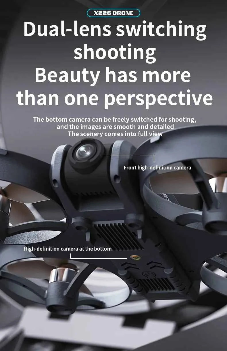 8K Professional Foldable Quadcopter with Screen & Brushless Motor