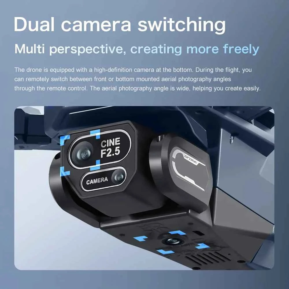 8K Dual Camera GPS Quadcopter with Brushless Motor