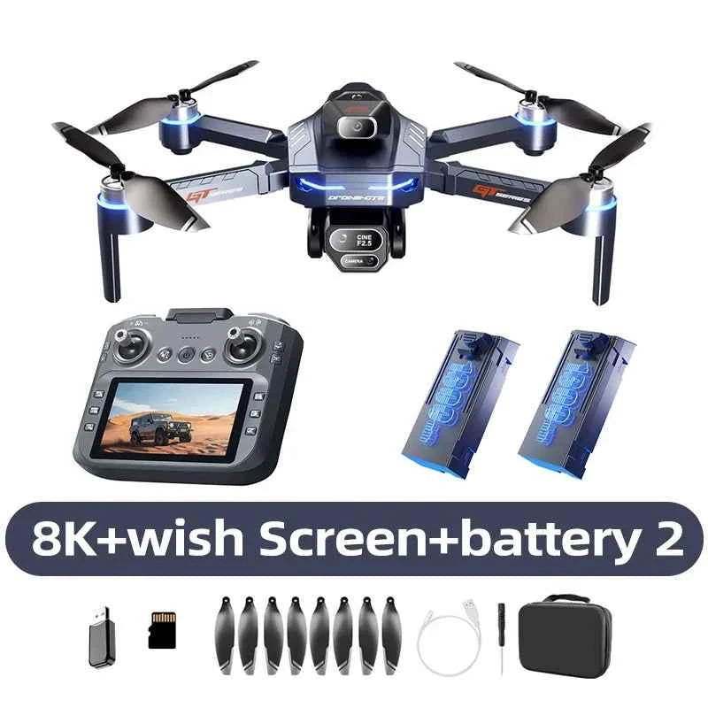 8K Dual Camera GPS Quadcopter with Brushless Motor