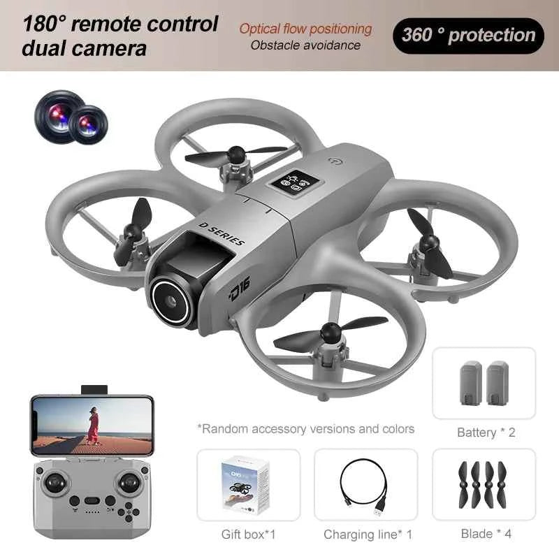 HD Dual Camera Drone with Optical Flow Obstacle Avoidance