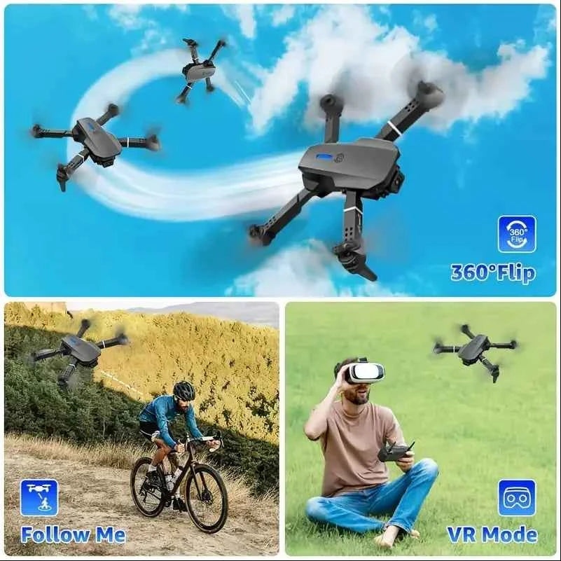 Screen Remote Control Drone with One-Key Takeoff & Return
