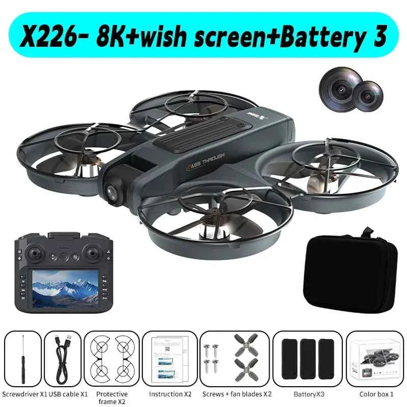 Foldable Drone 8K HD Camera WiFi FPV Quadcopter