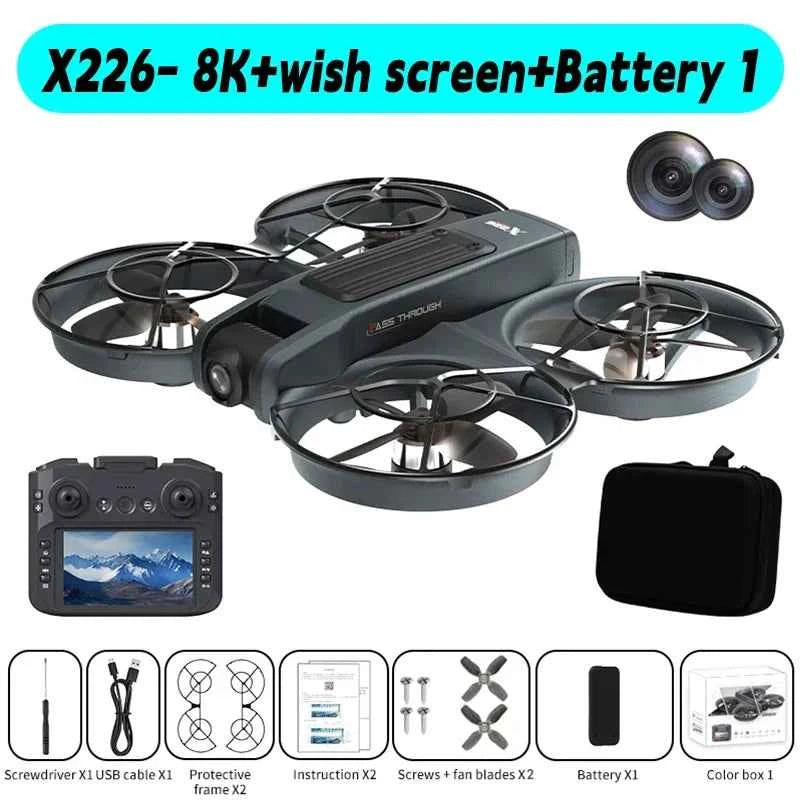 Foldable Drone 8K HD Camera WiFi FPV Quadcopter