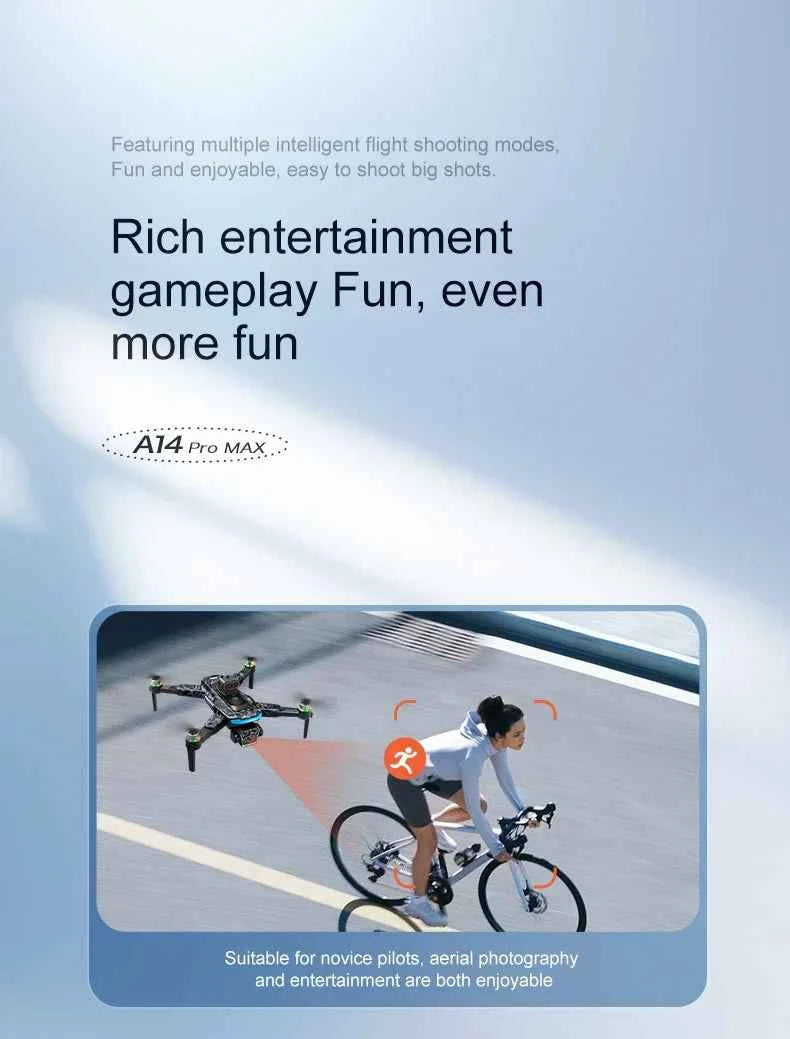 A14 Pro Max Dual Camera GPS Drone