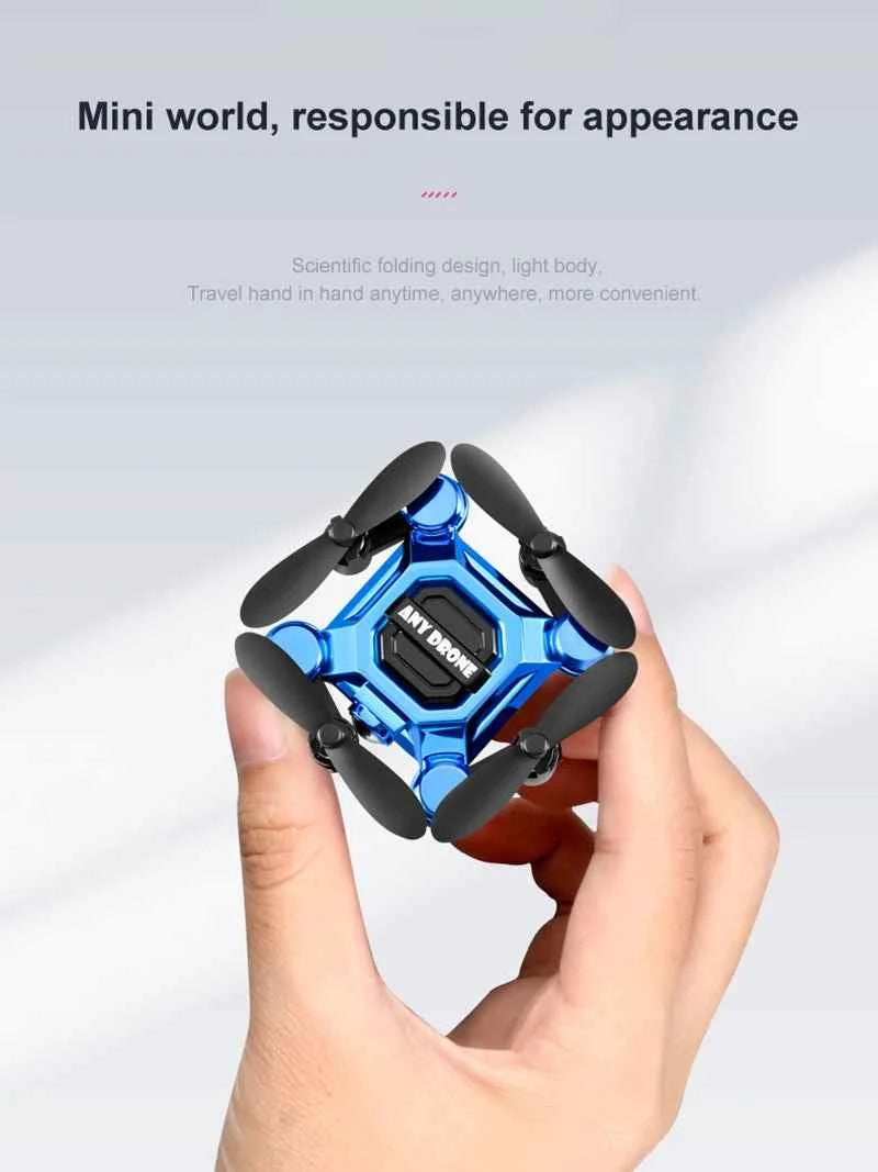 Foldable Pocket Drone with 360° HD Rotating Camera