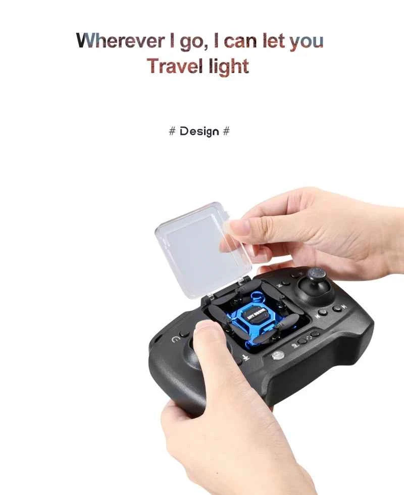 Foldable Pocket Drone with 360° HD Rotating Camera