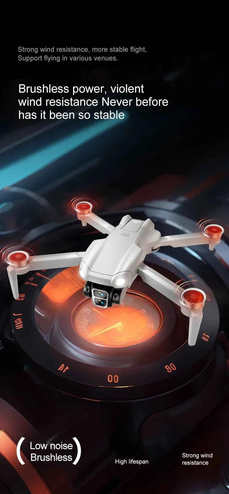 4K Dual Camera Professional Pro Drone