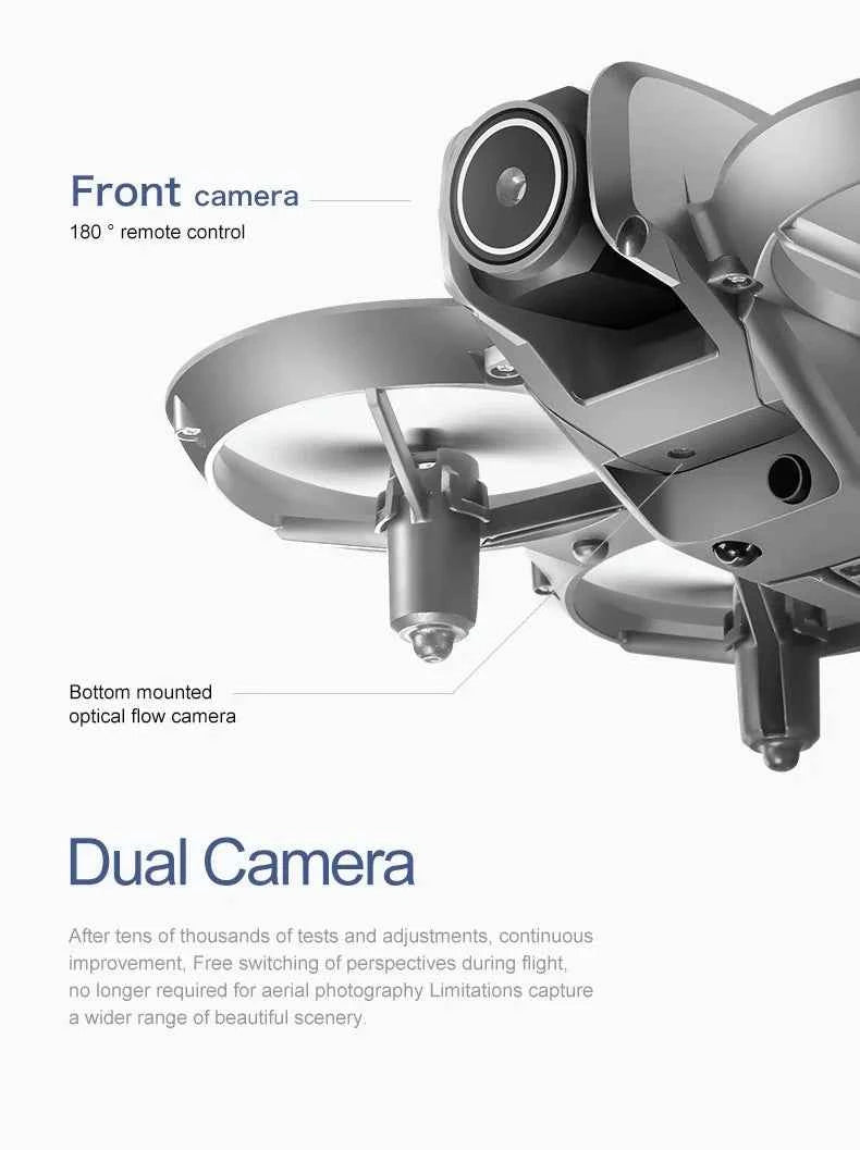 HD Dual Camera Drone with Optical Flow Obstacle Avoidance