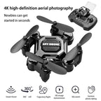Foldable Pocket Drone with 360° HD Rotating Camera