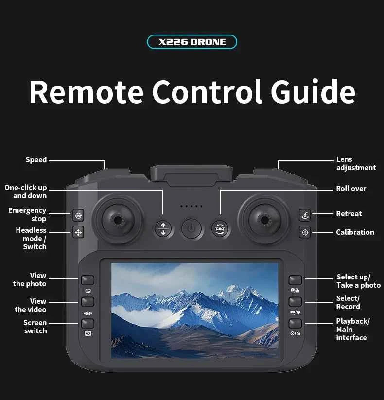 Foldable Drone 8K HD Camera WiFi FPV Quadcopter