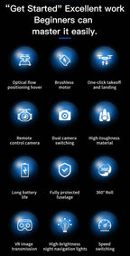 VR 8K Drone with Dual Camera & GPS