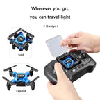 Foldable Pocket Drone with 360° HD Rotating Camera