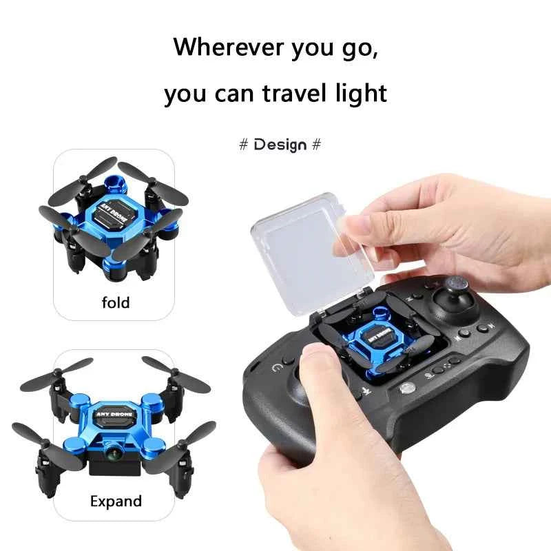 Foldable Pocket Drone with 360° HD Rotating Camera