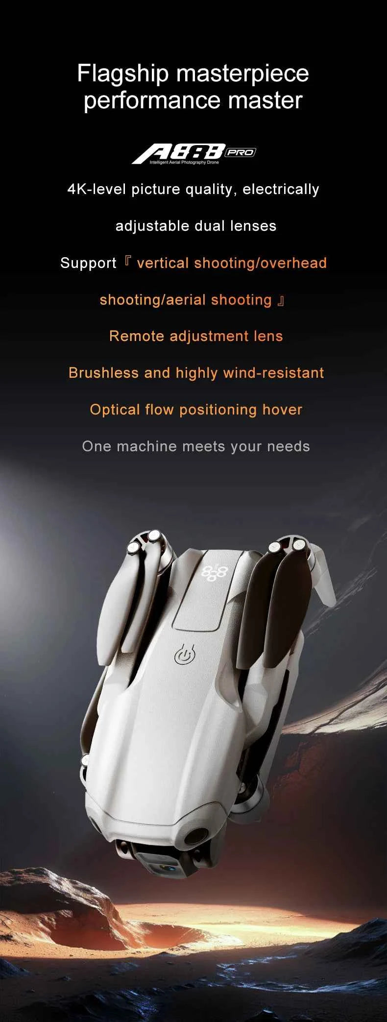 4K Dual Camera Professional Pro Drone