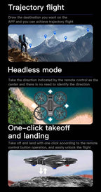 8K Professional Foldable Quadcopter with Screen & Brushless Motor