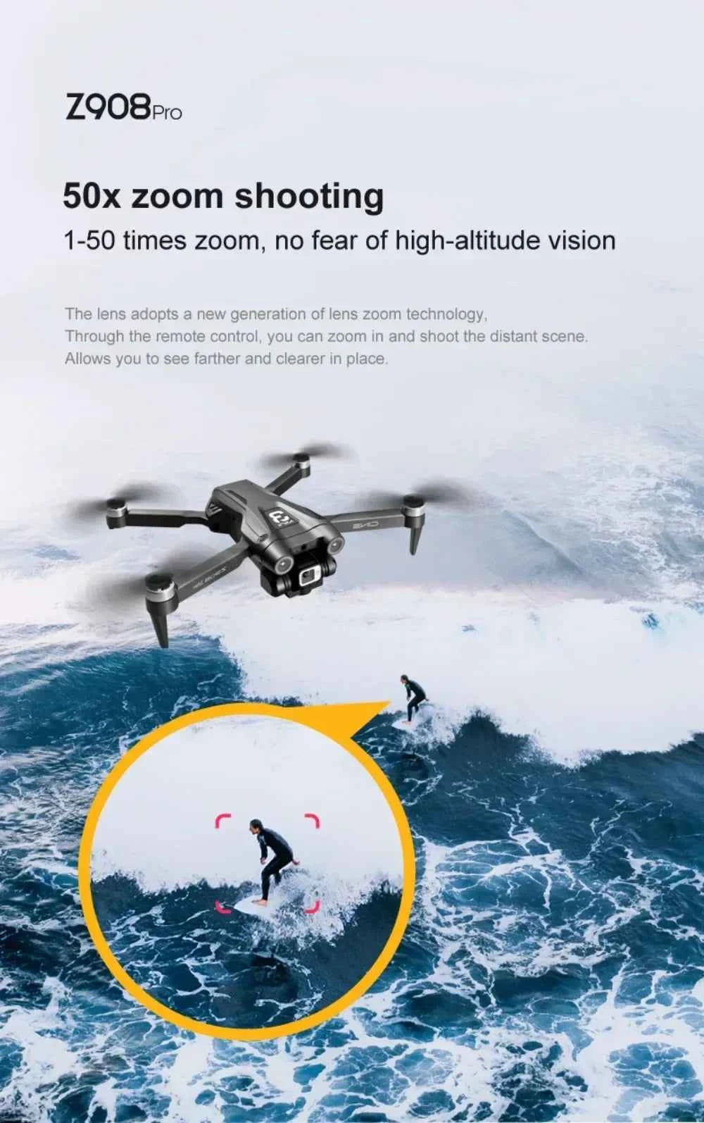 8K Professional GPS Drone with 3-Sided Obstacle Avoidance