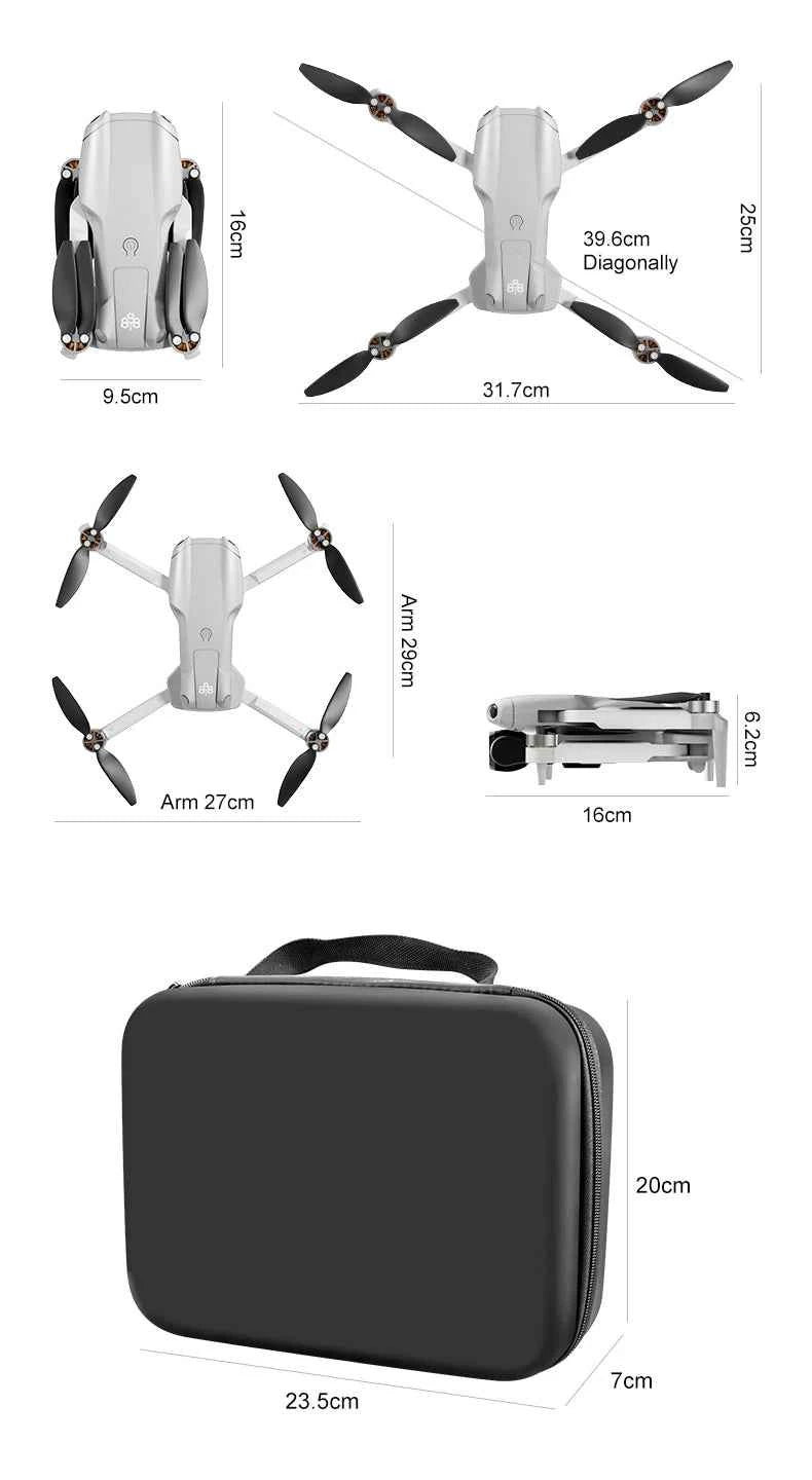 4K Dual Camera Professional Pro Drone