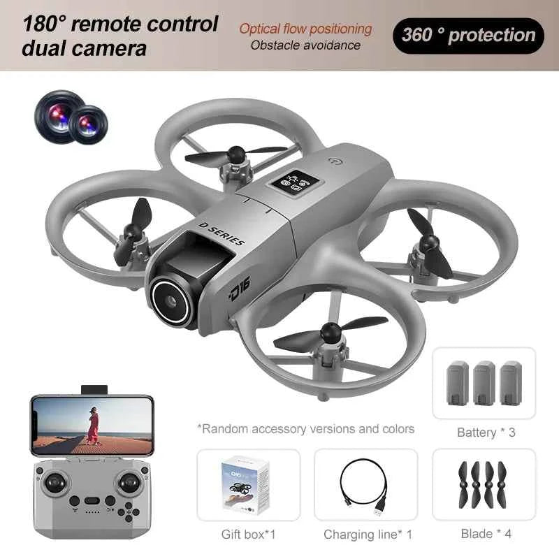 HD Dual Camera Drone with Optical Flow Obstacle Avoidance