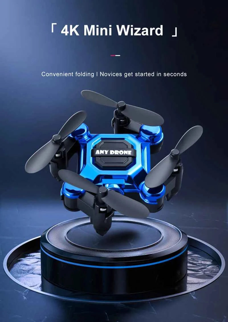 Foldable Pocket Drone with 360° HD Rotating Camera