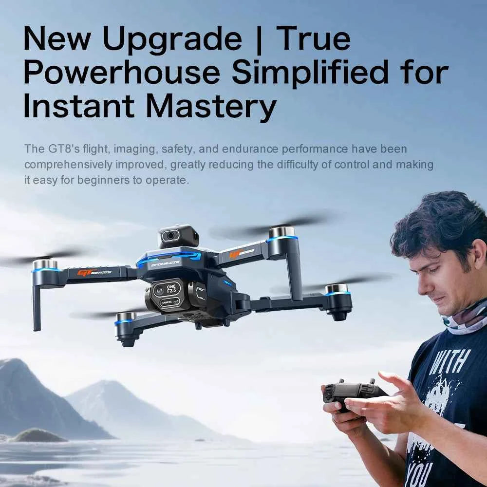 8K Dual Camera GPS Quadcopter with Brushless Motor