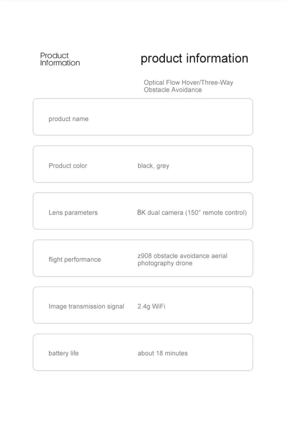 8K Professional GPS Drone with 3-Sided Obstacle Avoidance